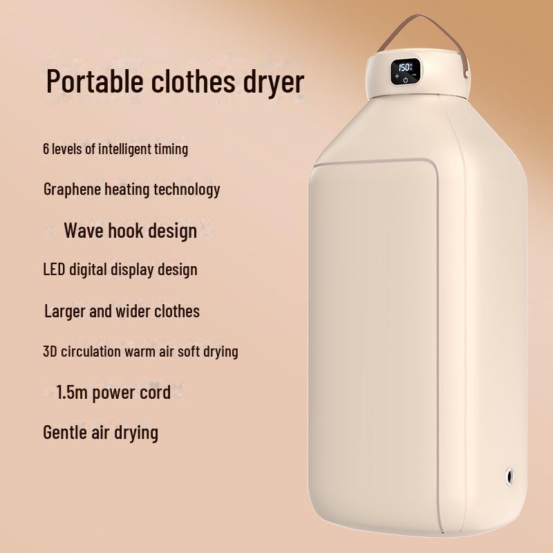 Portable Multifunctional Automatic Dryer for Clothes, Shoes, and Quilts