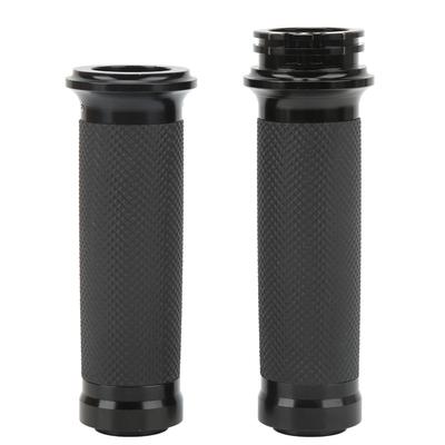 1 pár 25mm rukojeti řídítek motocyklu černé pohodlné úchop eloxované univerzální odolné proti korozi pro motocykly jízdní kola