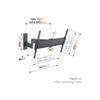 Support mural pour écran plat - vogels - tm 1645 - orientable - charge max. 35 kg - vesa 100x100 mm à 600x400 mm