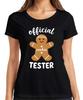 Cookie Tester Gingerbread Unisex Christmas Cookie Baking Ladies Tshirt