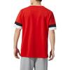 Puma Kontrastfarbiger Logo-Print Atmungsaktives Sport Kurzarm T-Shirt Herren Tops Rot 704932-01