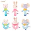 Gbee Plush Animal Baby Rattle - Infant Soothing & Education Toy