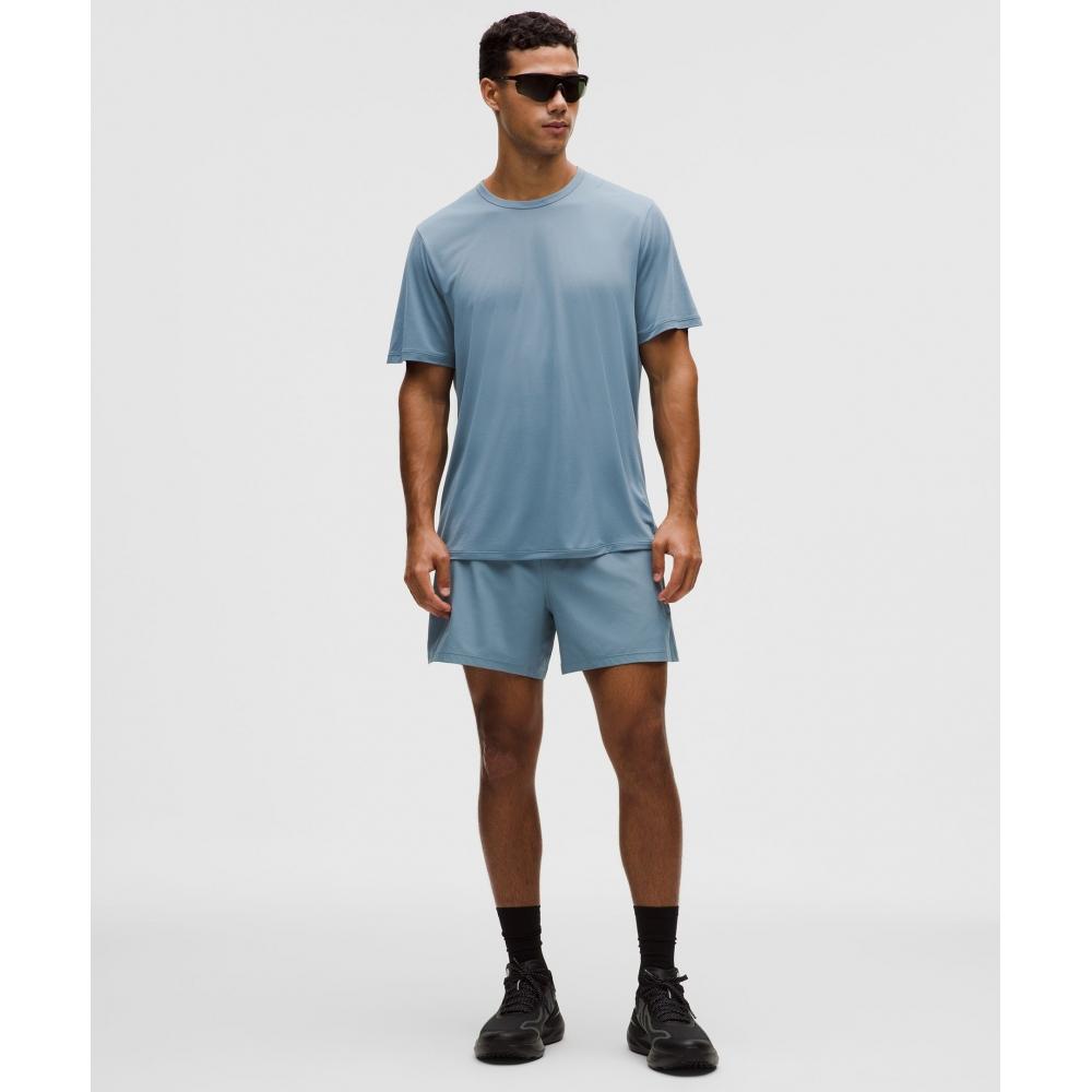 Lululemon Pace Breaker Lined Short 5  Steel Blue