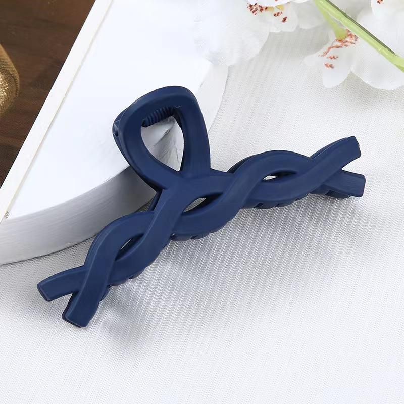 

3,94 дюйма Креативная заколка для волос Твист 8 Заколка для укладки волос Однотонная Модная лента Заколка для волос Заколка-корсет