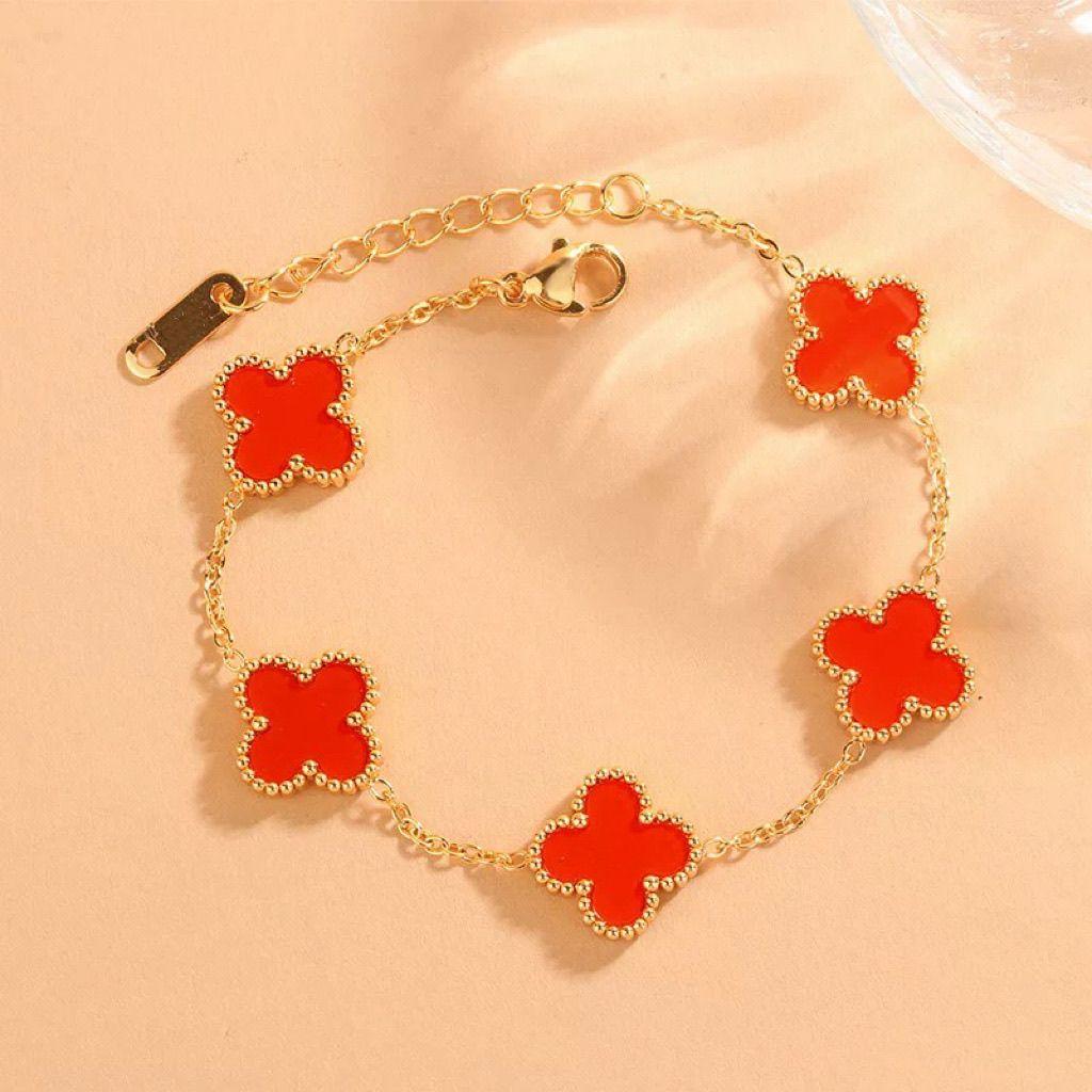 New Arrivalfashion Four-leaf Clover Bracelet Women's Luxury Bracelet