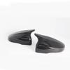 Black Sports Style Rear Mirror Cover Replacement with Carbon Fiber Pattern for Volkswagen VW Golf6 MK6 2008-2012