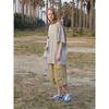 Saendeusaundeu (Unisex) Basic Cocoon Fit T-Shirt Gray