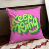 Powerful Motivational Quote Cushion Cover Reversible Soft Durable Pillow Cover Home  Car MultiScene Use for Daily Comfort