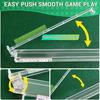 4Pcs Mahjong Rack with Pusher Heavy Duty Portable Multifunctional American Mah Jongg Tile Holder Push Ruler Mahjong Accessories