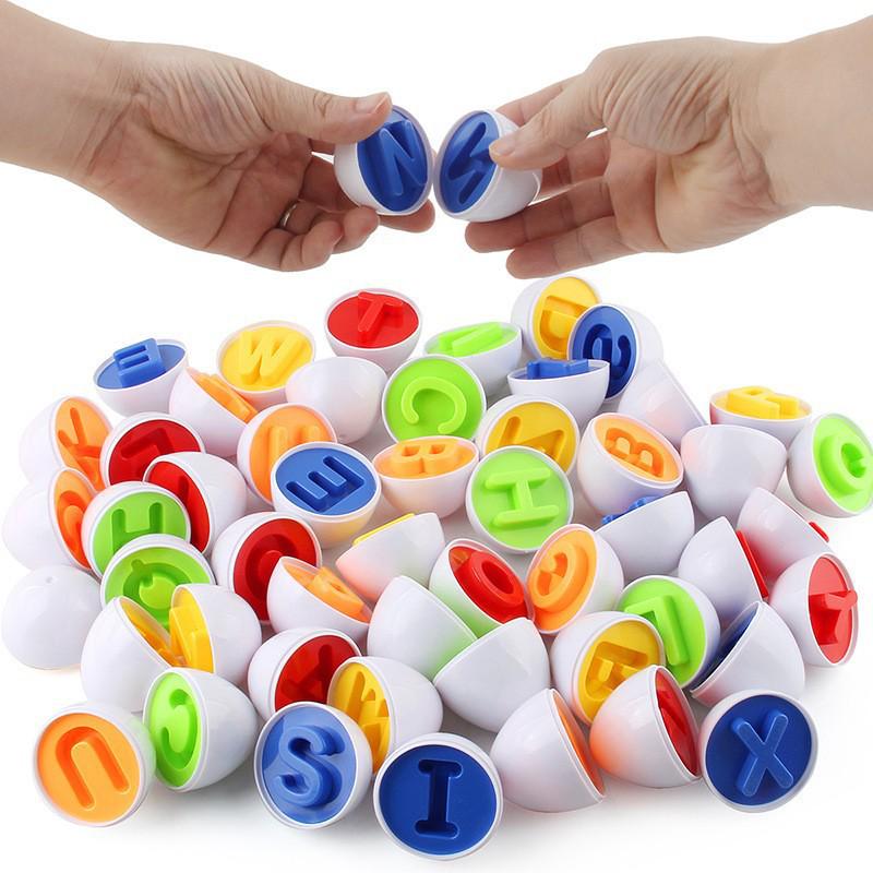 50 Style Matching Smart Eggs: Educational Toys for Early Childhood Cognitive Development