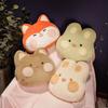 Thickened Cartoon Animal Pillow Hand Insertion Type Nap Pillow Throw Pillow Blanket  Summer Winter