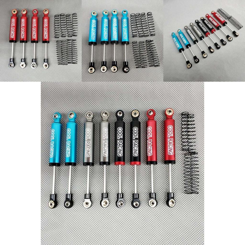 High-performance Aluminum Shock Absorber Set For 110 Rc Crawler Cars With Spare Springs