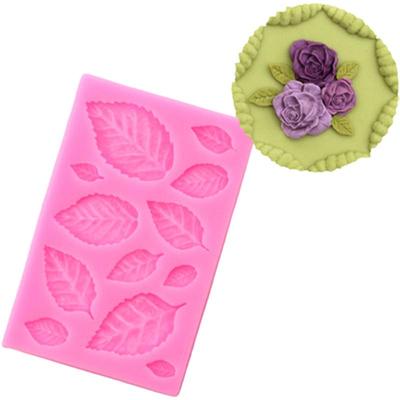 Stampo in silicone a forma di foglia, decorazioni per torte, stampi per biscotti, utensili da forno