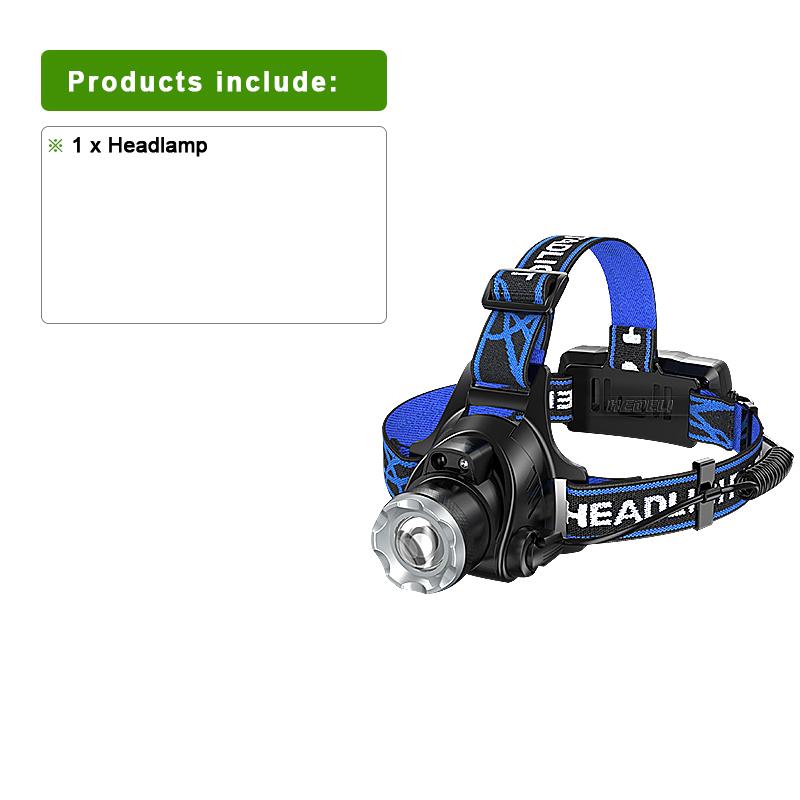 

XHP160 супер яркий налобный фонарь перезаряжаемый водонепроницаемый налобный фонарь Zoom рабочий фонарь для рыбалки на открытом воздухе Kit 3