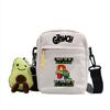 Grinch Christmas Canvas Mini Crossbody Bag With Zipper And Internal Storage For Daily Outings