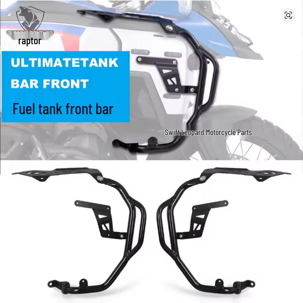 

Compatible with BMW R1300GS ADV: Engine Guard Bumper, Fuel Tank Protection Bar 2024-2025.