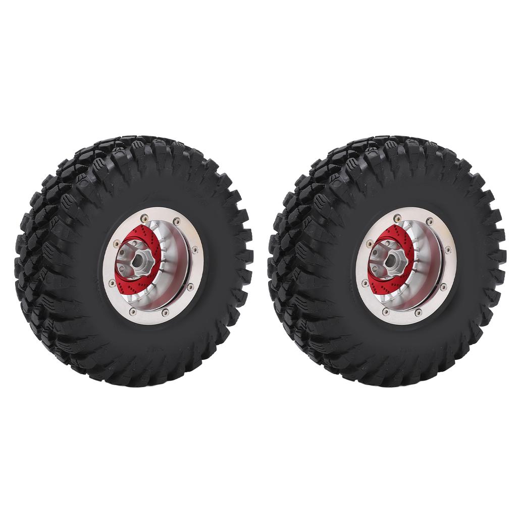 RC Tire 2.2 Inch   Rubber Alloy RC Car Wheel with Metal Wheel Hub RC Spare Upgrade Parts Accessory