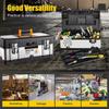 14/17/20 Inch New Double Layer Tools Storage Box with Handle Multifunctional Tool Multiple Specifications Portable Toolbox  Organizer