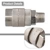 Air Compressor Quick Connector Pneumatic Fitting Compressor Connector Coupling Pneumatic Fitting External Internal