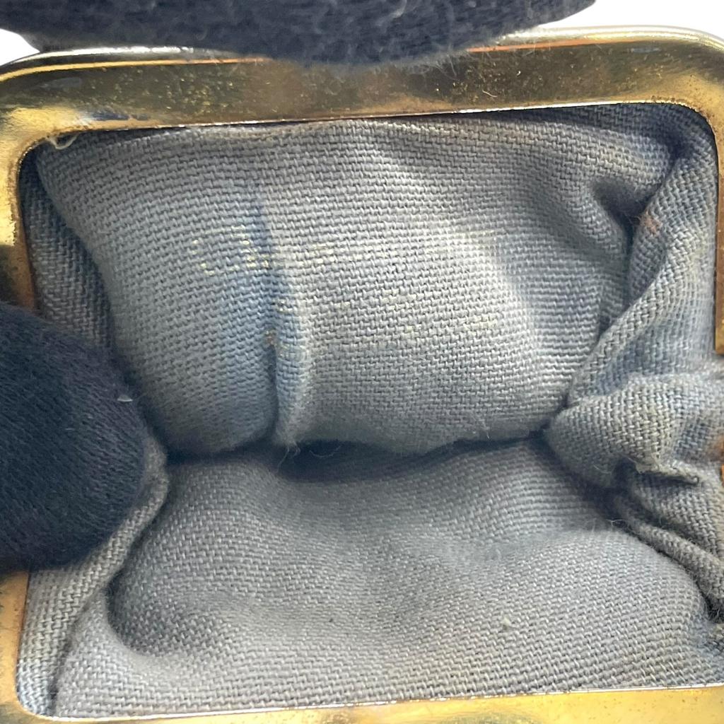 Gebrauchtes DiorCoin Etui Marineblaues Canvas Damen