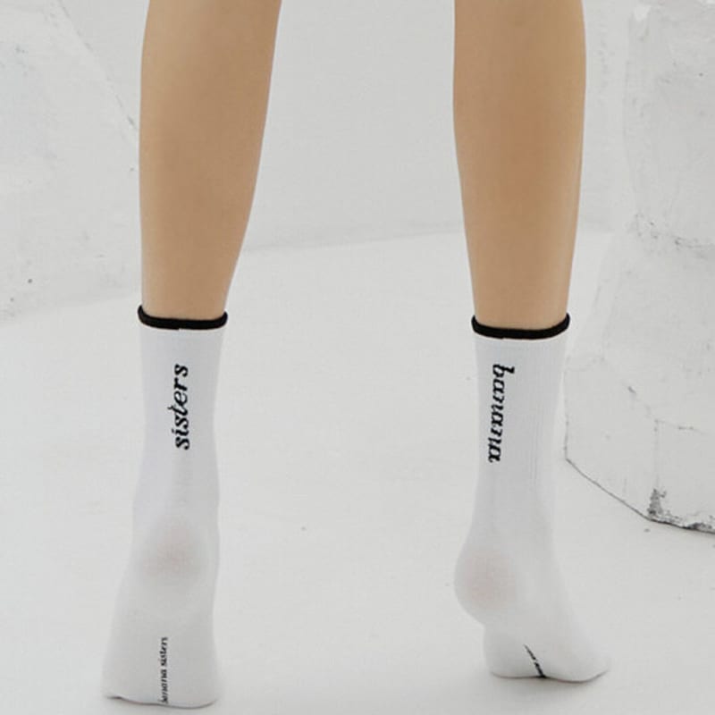 bananasisters edge point socks_2color