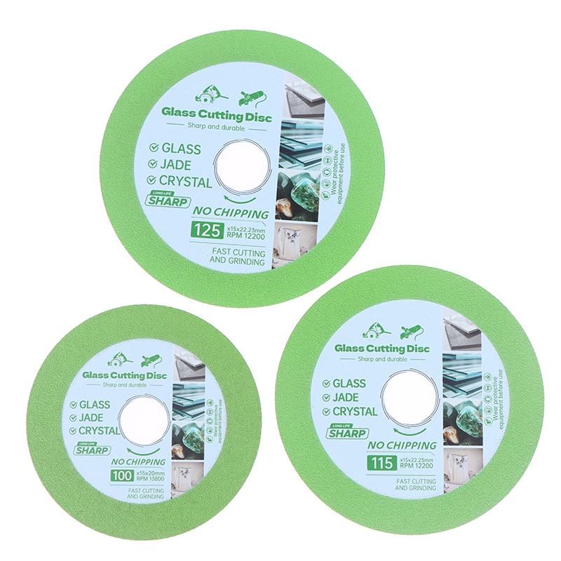 1 Stück Keramik-Polier-Winkelschleifer Maschine Glasschneidescheibe 100/115/125mm Ultra-dünne Sägeblatt Diamant Jade Weinflasche