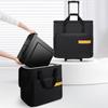 with Detachable Trolley Rolling Monitor Carry Case  Hold Up to 2 Screens