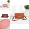 Elegant Leather Shoulder Bag For Women With High Capacity And Adjustable Strap