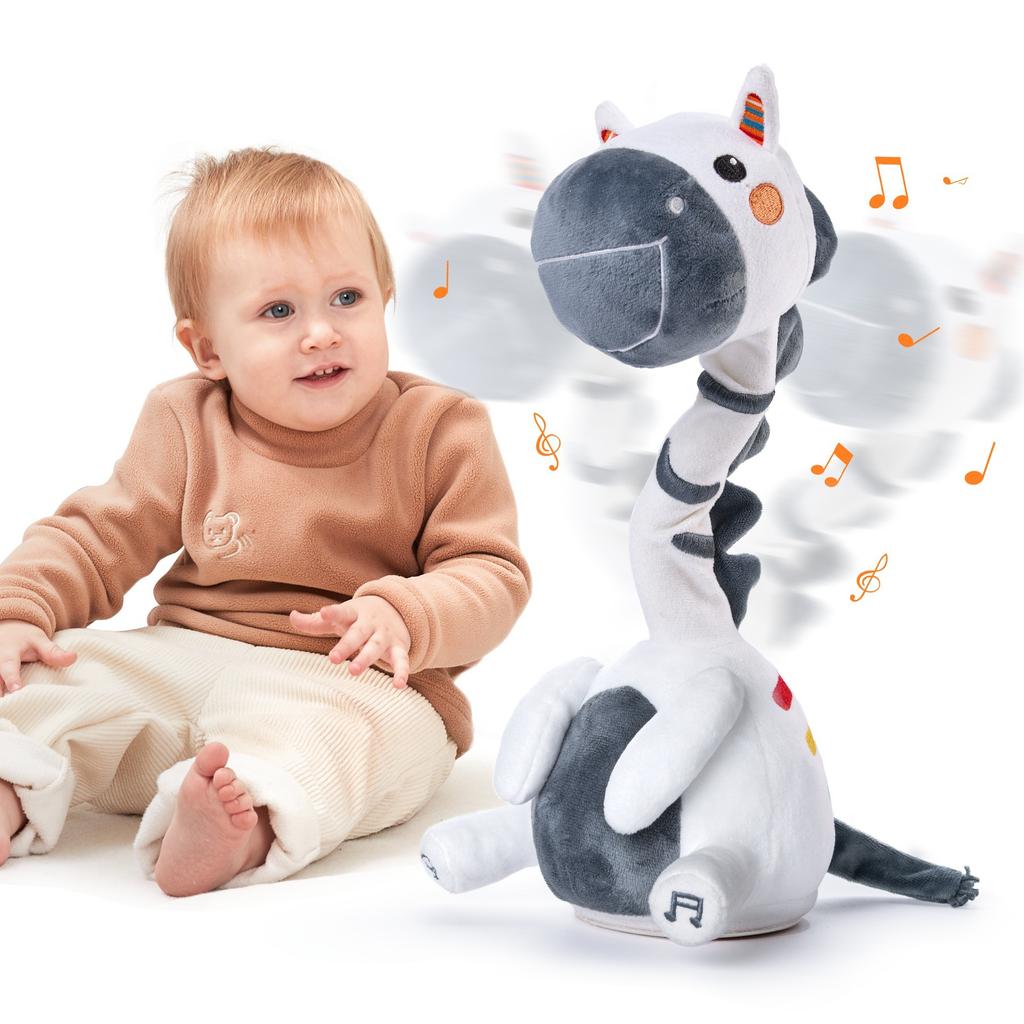 New Dancing Talking Animal Toy for Baby Toddler Boys Girls Gifts Singing Electronic Plush Toys Recording Repeating What You Say