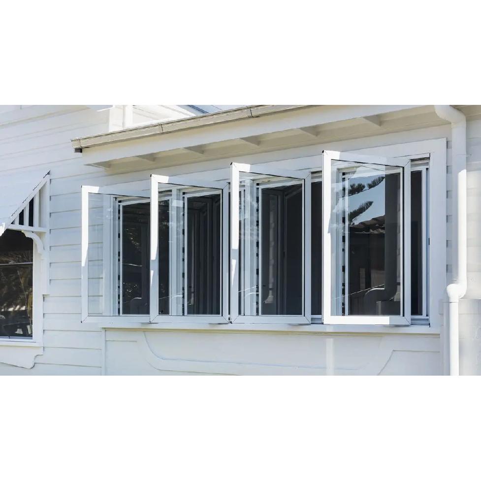 American Style Residential Window Thermal Break Double Glazed Tilt and Turn Window Aluminum Casement Windows Building Materials