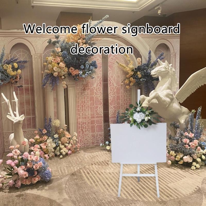 Artificial Flower Swag Wedding Arch Decoration for Wedding Reception Backdrops Wedding Ceremony Sign Flower Decoration