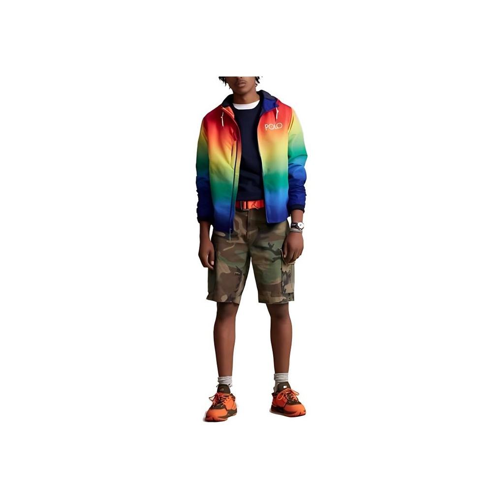 Polo Ralph Lauren Letter Print Hooded Long Sleeve Casual Jacket Men Jacket Multicolor 710897802-001