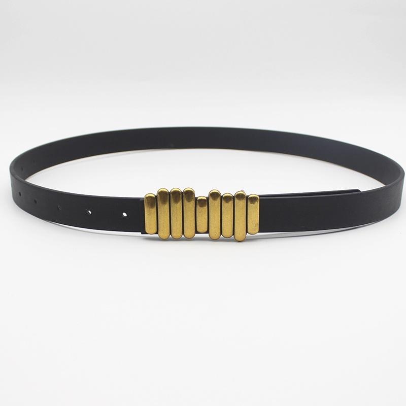 

Belt Ladies Decorative Ancient Gold Alloy Buckle Belt Female Oem Production Belt 105cm