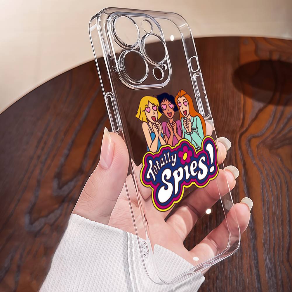 Totally Spies Phone Case For IPhone 17 16 15 14 11 Pro Max 13 12 Mini 17Air 16e Shockproof Soft Clear Cases Coque