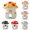 Cute Mushroom Candle Holder Romantic Creative Mushroom Incense Burner Anti-slip Non-toxic Ceramic Aromatherapy Stove