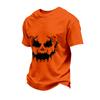 Men's Short Sleeve Halloween Print T-Shirt Casual Fashion Top