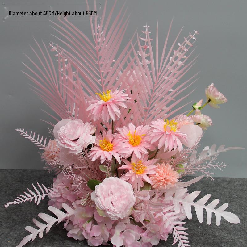 Artificial Wedding Aisle Flowers: Hotel Table Arrangements & Decorative Flower Balls for Stage and Welcome Area
