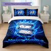 BIRMINGHAM CITY Football Custom Name Text Bedding Set 1 Duvet Cover+2 Pillowcases Soccer Logo Personalized Gift For Special Occasion Bedroom Decor