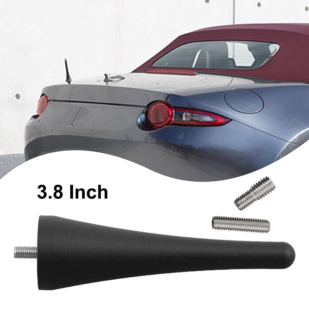 Aluminum For Stubby Antenna Mast for Mazda For MX5 For Miata Rear Mounted Radio Signal Replacement 2006 To 2025