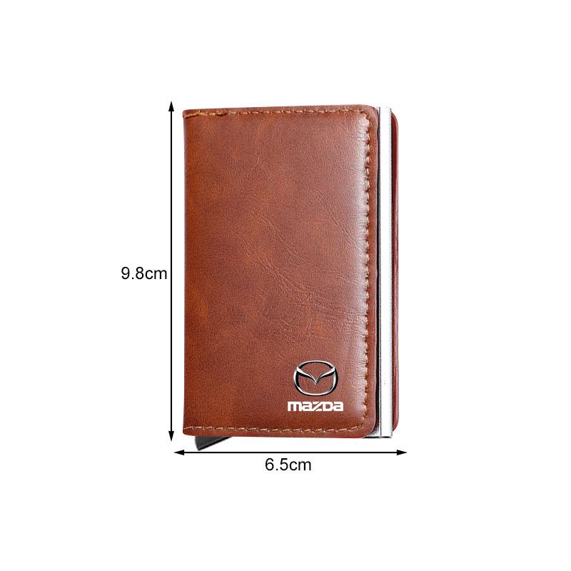 PU Leather Car Driving Document bag ID Passport Card Wallet Card Pouch For Mazda 2 3 6 Axela Atenza CX-5 CX5 CX-7 CX-9 2015 2016 2017 2018 2019