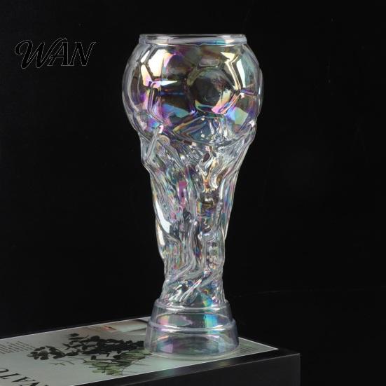 Magic Coating Beer Glass 2Pcs Trophy for Fans, Large Capacity Soccer Shape Mug Mug, Novelty Drinking Cup Party Bar Home Use