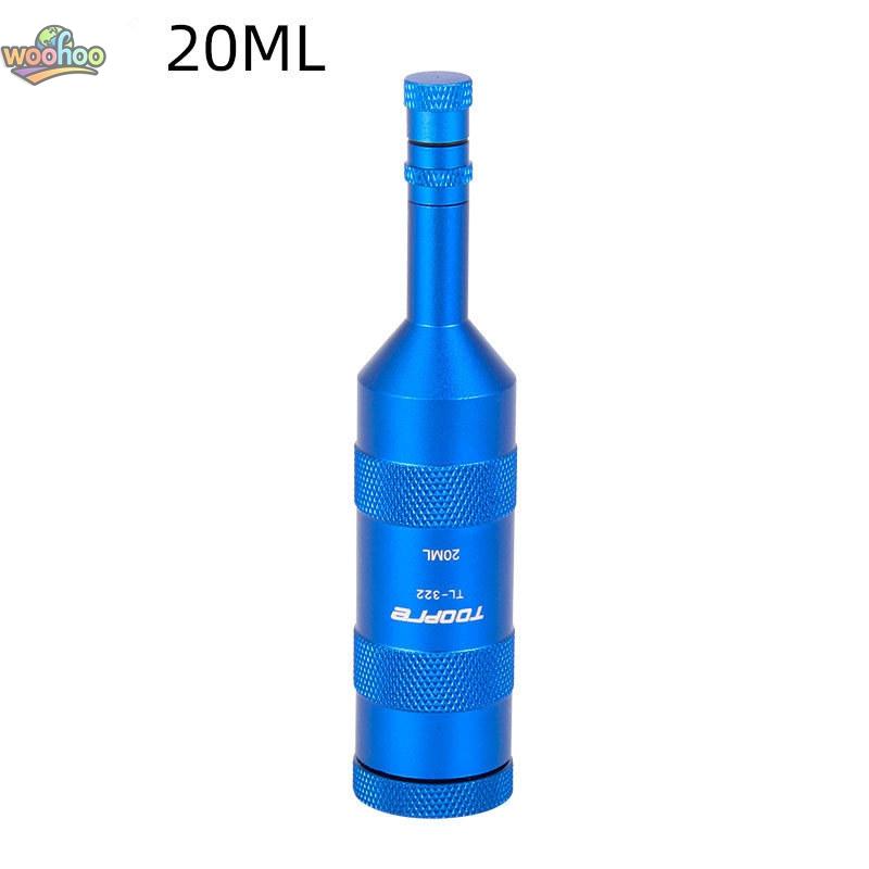 

Bike Brake Oil Bottle Portable Hydraulic Brake Fluid Container Disc Brake Oil Refill Bottle For Bicycle Mountain Bike Mineral Oi blue 20ML