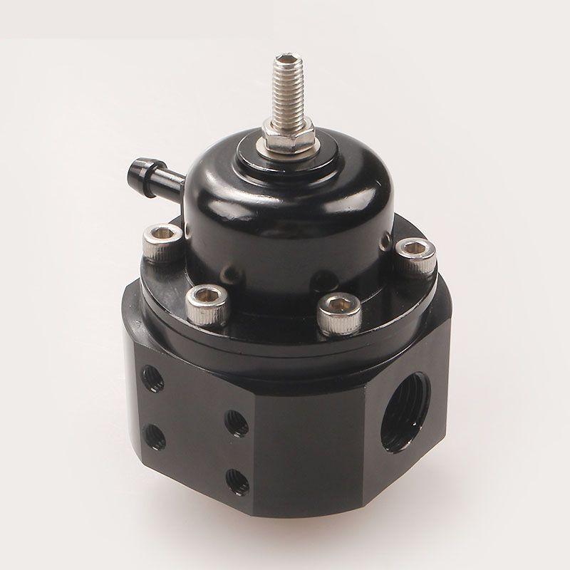 Black High Volume Adjustable Fuel Pressure Regulator