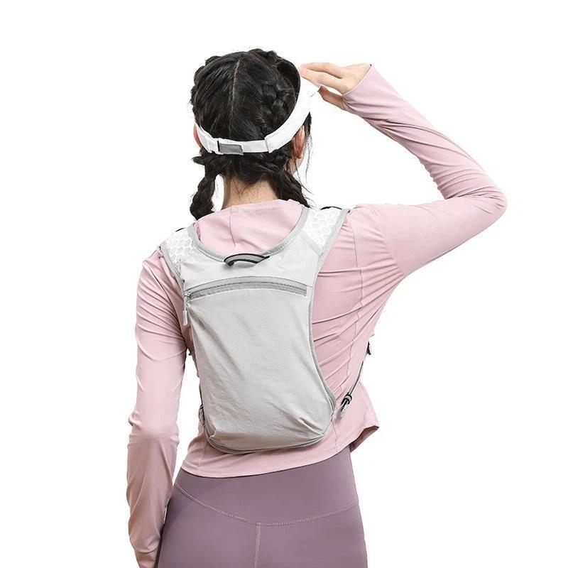 Breathable Running Hydration Vest 1Pcs Reflective Marathon Water Bladder Pack for Outdoor Triathlon Training Sports