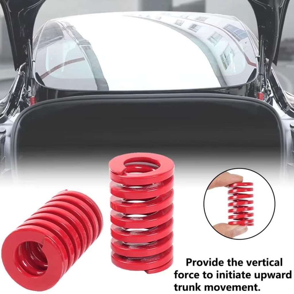 YONGRUN 2PCS Mold Spring Car Rear Trunk Tailgate Support Rod Lifting Rod Tool Red Compression Spring Trunk Shock Absorber Spring
