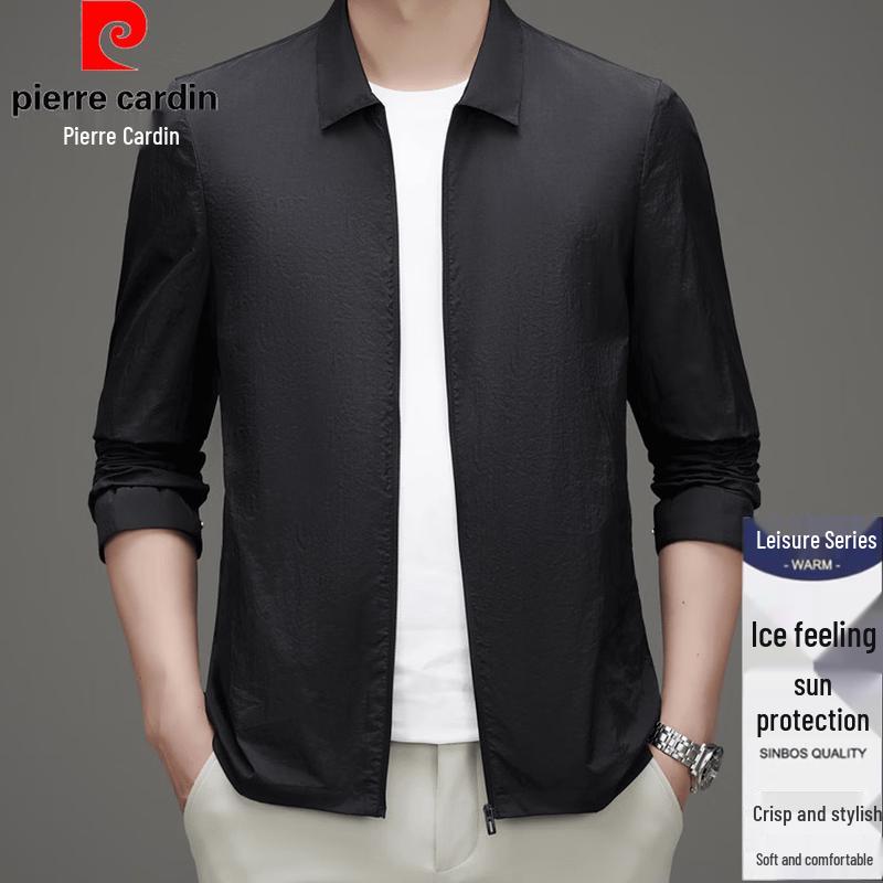 Pierre Cardin Men s Summer Sun Protection Cardigan Jacket 3XL