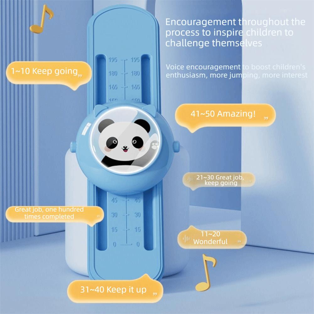 Luminous Interactive Children's Jump Trainer Built-in Voice Prompts Adjustable Height Touch Device LED Display