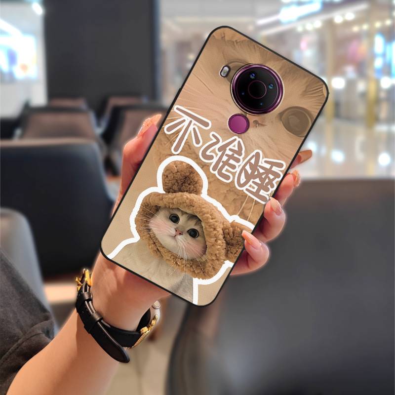 Shockproof Couple Phone Case For Nokia 5.4 Durable Phone Pouch Dirt-resistant Protective Anti-knock TPU Graffiti Cute
