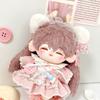 Cat Ear 10cm Cotton Doll Clothes Cute Dress Doll Dress Up Set Doll Clothes Outfit  Doll Accessories