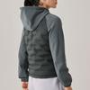 Skechers Windproof Lightweight Warm Woven Cold-Resistant Sports Running Commuting Casual Hooded Zip Short Duck Down Jacket Women Jackets P425W188-0018
